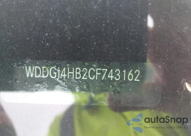 WDDGJ4HB2CF743162: 43424296