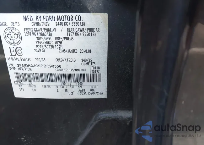 2FMDK3JC9DBC90356: 43424353