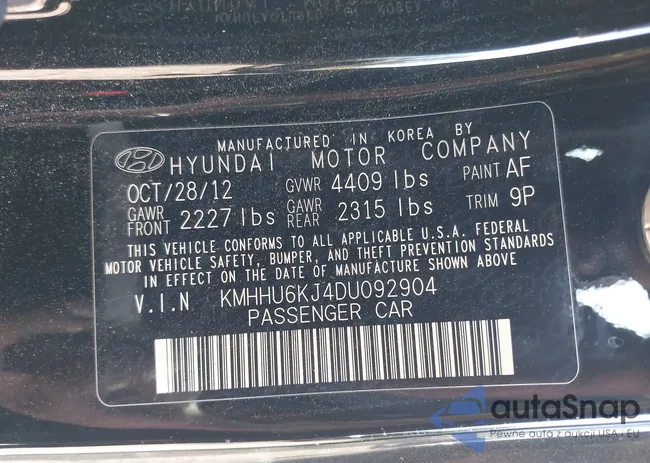 KMHHU6KJ4DU092904: 43424378