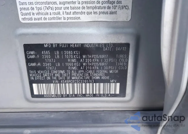 4S4BRCKC5C3280763: 43424390