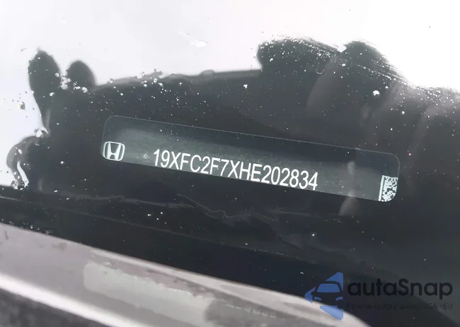 19XFC2F7XHE202834: 43425589