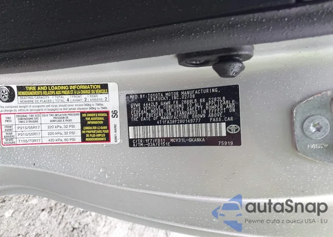 4T1FA38P28U149777: 43426140