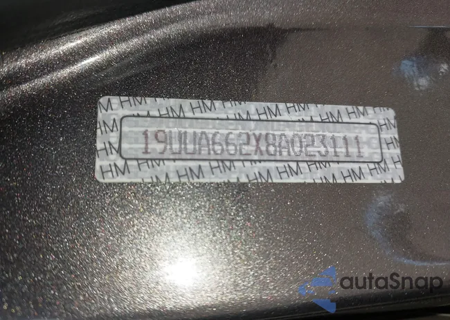 19UUA662X8A023111: 43425157