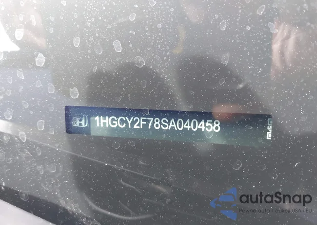 1HGCY2F78SA040458: 43425290
