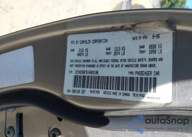 2C3HD56F5VH503188: 43425472