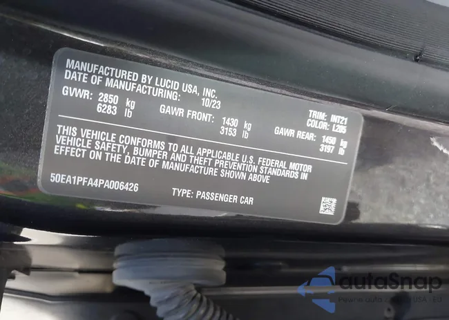 50EA1PFA4PA006426: 43427145