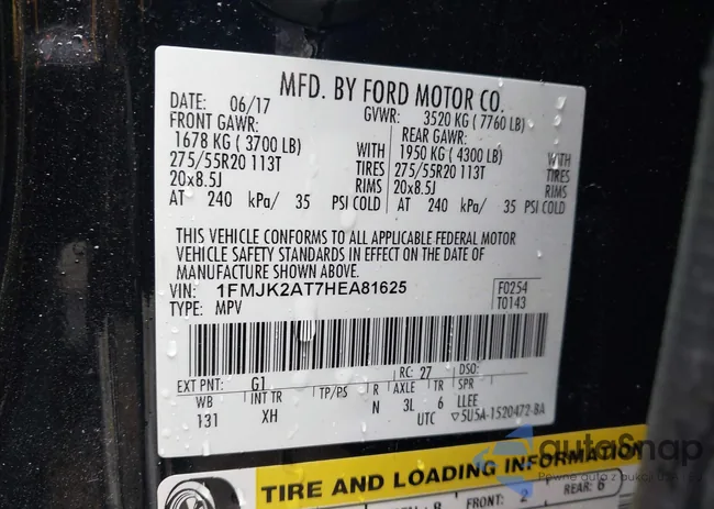 1FMJK2AT7HEA81625: 43426349