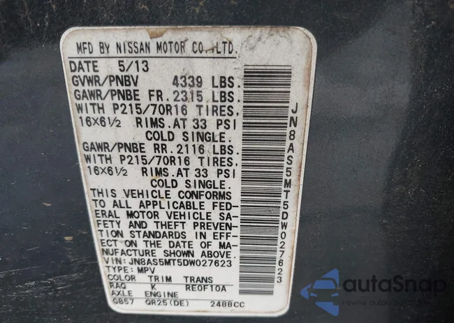 JN8AS5MT5DW027623: 43426439