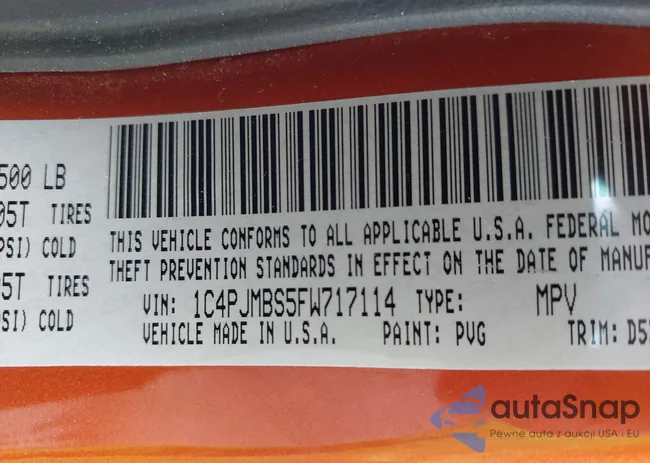 1C4PJMBS5FW717114: 43427590