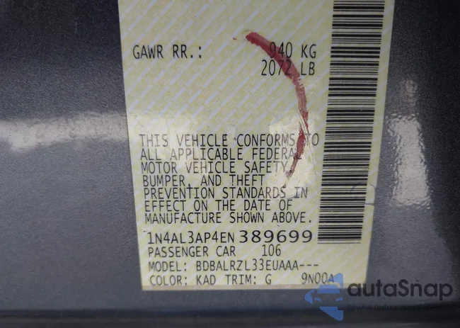 1N4AL3AP4EN389699: 43427675