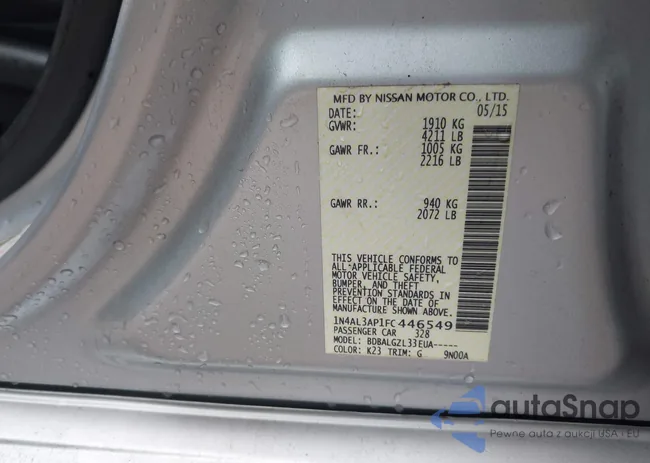 1N4AL3AP1FC446549: 43427951