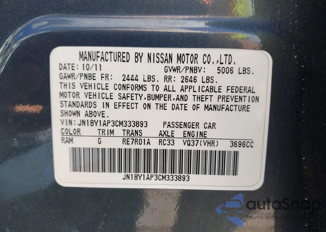 JN1BY1AP3CM333893: 43427961