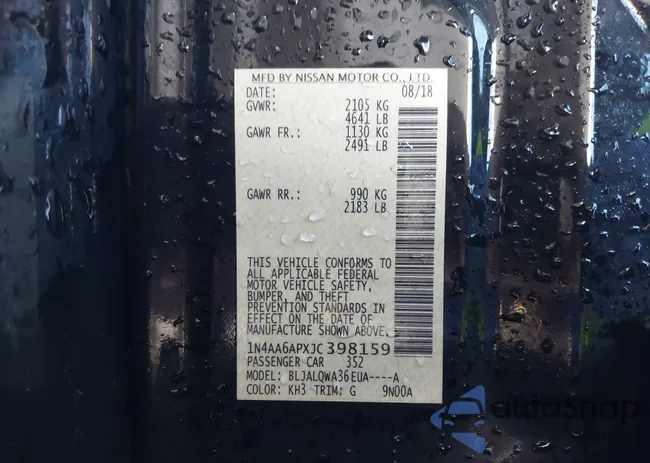 1N4AA6APXJC398159: 43428093