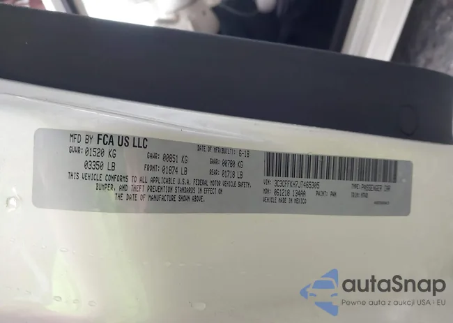 3C3CFFKH7JT465305: 43427486