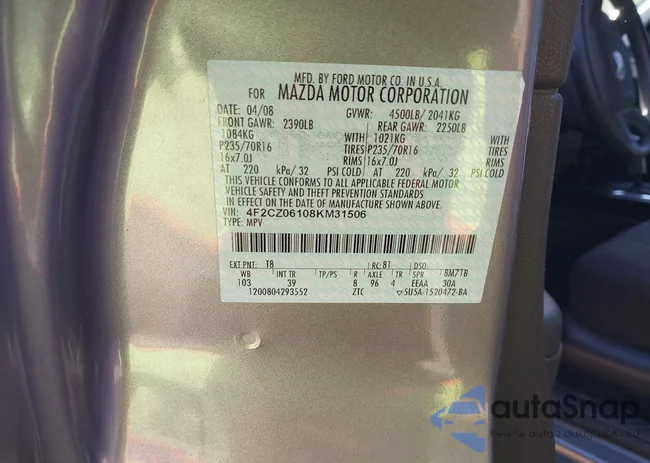 4F2CZ06108KM31506: 43428698