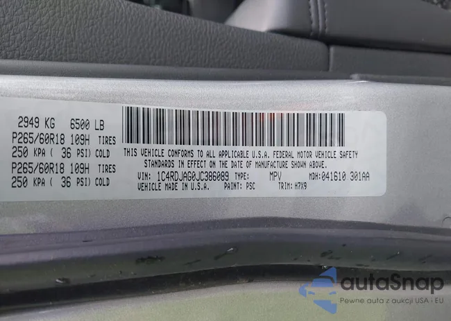 1C4RDJAG0JC386089: 43428754