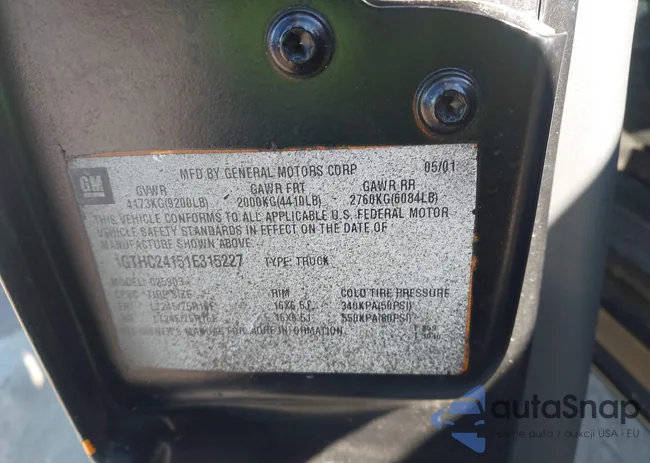 1GTHC24151E315227: 43428853