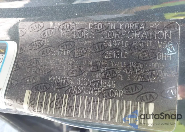 KNAGT4L31G5071849: 43428957