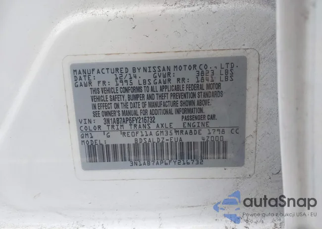 3N1AB7AP6FY216732: 43428991