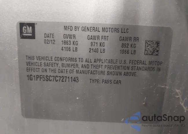 1G1PF5SC7C7271143: 43429093