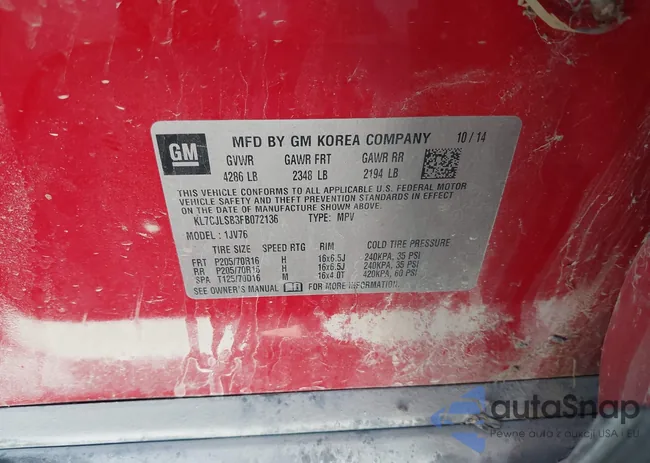 KL7CJLSB3FB072136: 43429149