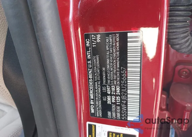 55SWF4JB2JU256657: 43428292