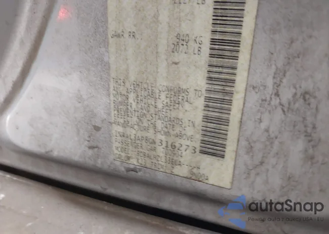 1N4AL3AP8GN316273: 43428544