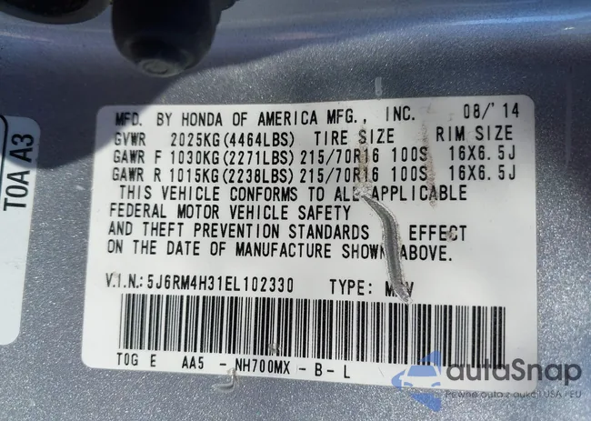 5J6RM4H31EL102330: 43429613