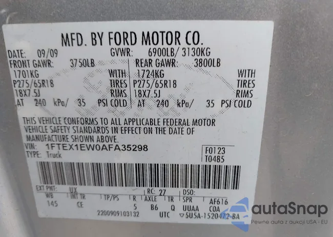 1FTEX1EW0AFA35298: 43429722