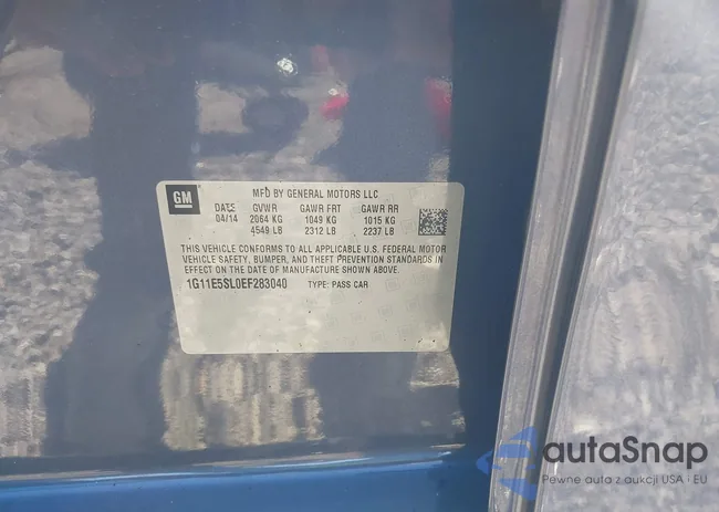 1G11E5SL0EF283040: 43429820