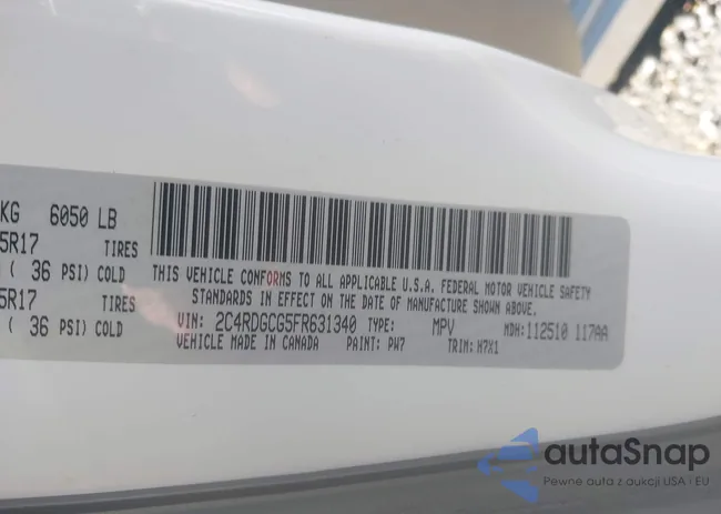 2C4RDGCG5FR631340: 43429953