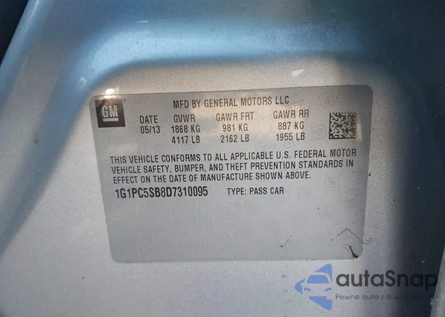 1G1PC5SB8D7310095: 43429983