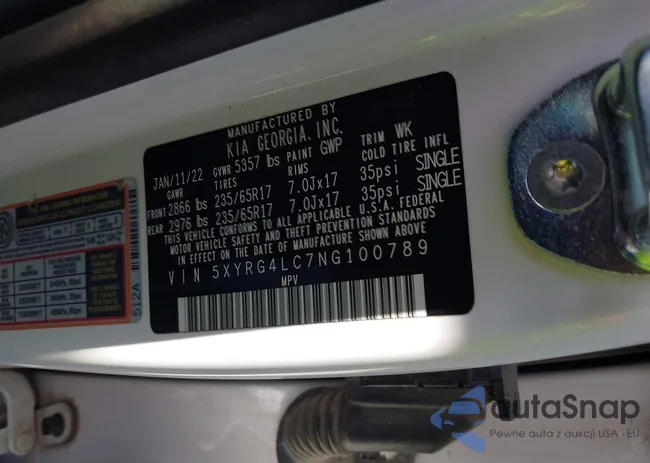 5XYRG4LC7NG100789: 43429359