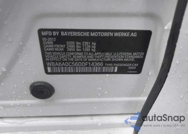 WBA6A0C56DDF14366: 43430708