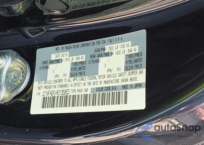 JC1NFAEKXH0105853: 43430878