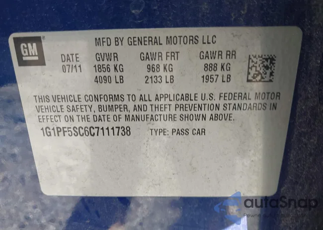 1G1PF5SC6C7111738: 43431115