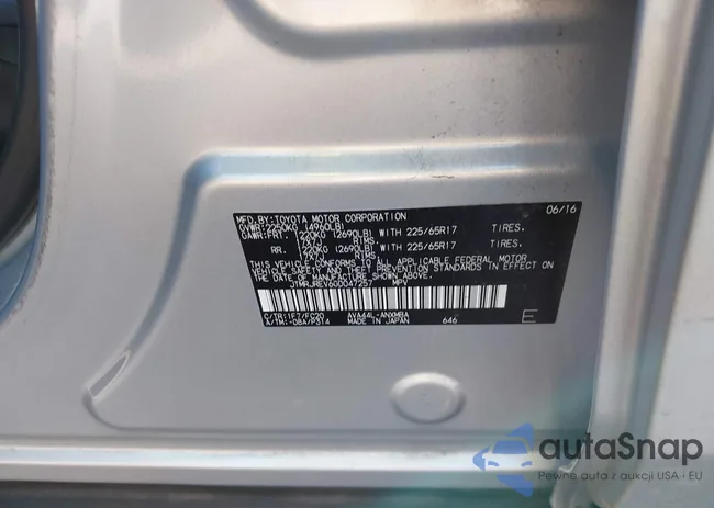 JTMRJREV6GD047257: 43430216