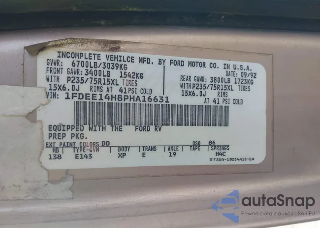 1FDEE14H8PHA16631: 43430343