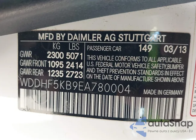 WDDHF5KB9EA780004: 43430480