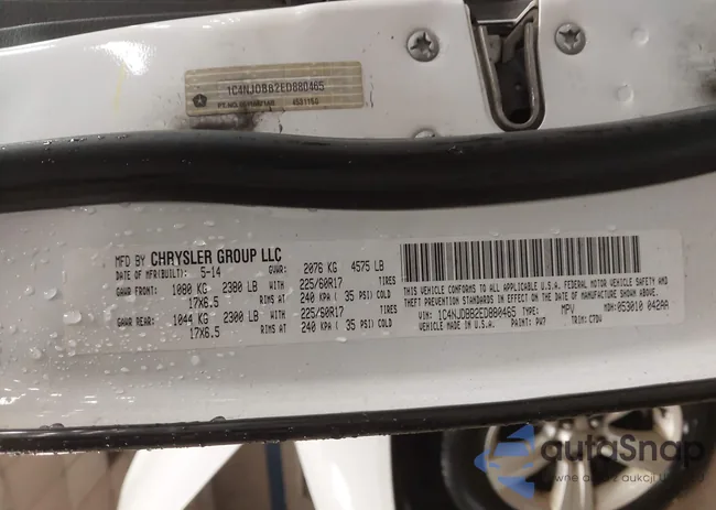 1C4NJDBB2ED880465: 43431673