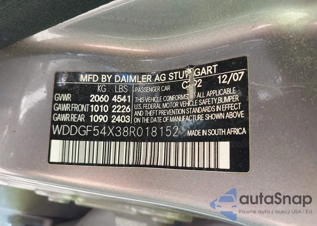 WDDGF54X38R018152: 43431464