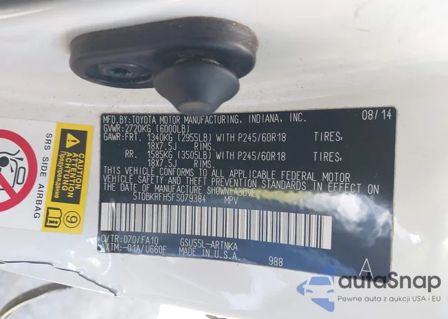 5TDBKRFH5FS079384: 43431553