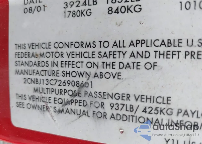 2CNBJ13C726908601: 43432764