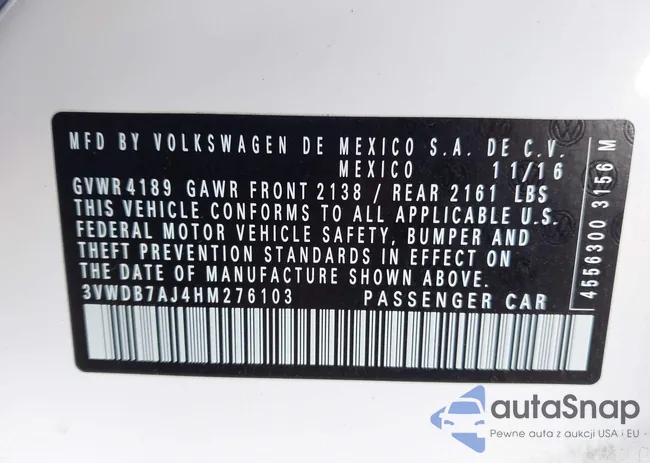 3VWDB7AJ4HM276103: 43432790