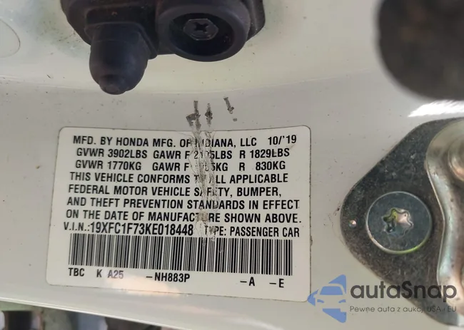 19XFC1F73KE018448: 43432951