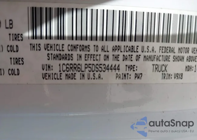 1C6RR6LP5DS534444: 43433054