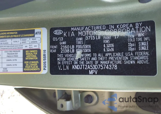 KNDJT2A53D7574378: 43432198