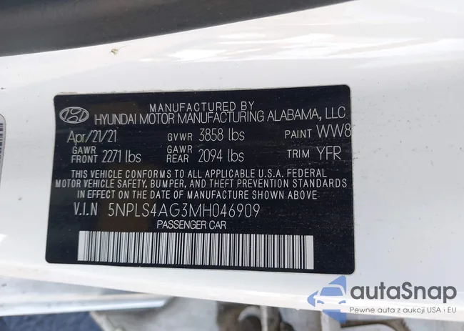 5NPLS4AG3MH046909: 43432212