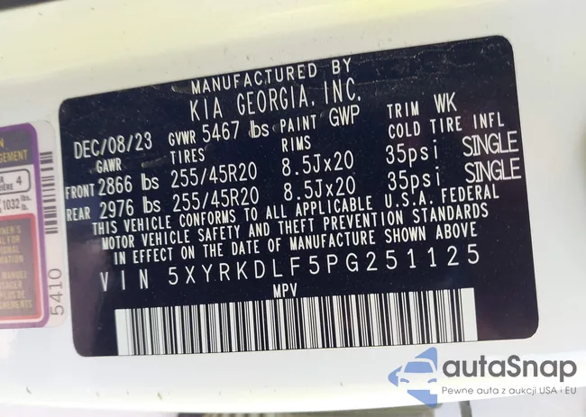 5XYRKDLF5PG251125: 43432373