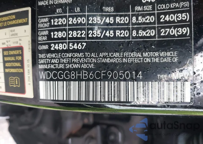 WDCGG8HB6CF905014: 43433927